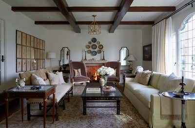  British Colonial Living Room. Beverly Hills, CA  by Mona Hajj Interiors.