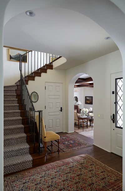  Traditional Family Home Entry and Hall. Beverly Hills, CA  by Mona Hajj Interiors.