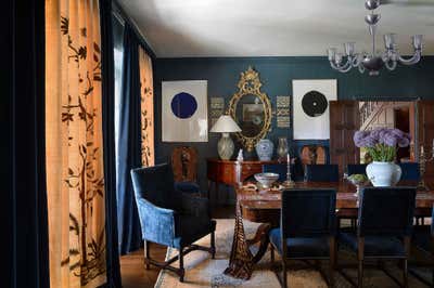  Mediterranean Family Home Dining Room. Baltimore, MD  by Mona Hajj Interiors.