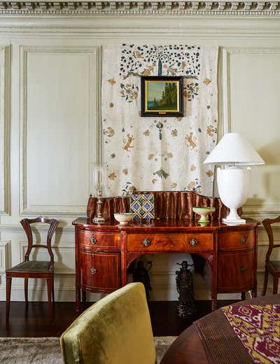  Traditional Family Home Dining Room. Georgetown, DC by Mona Hajj Interiors.