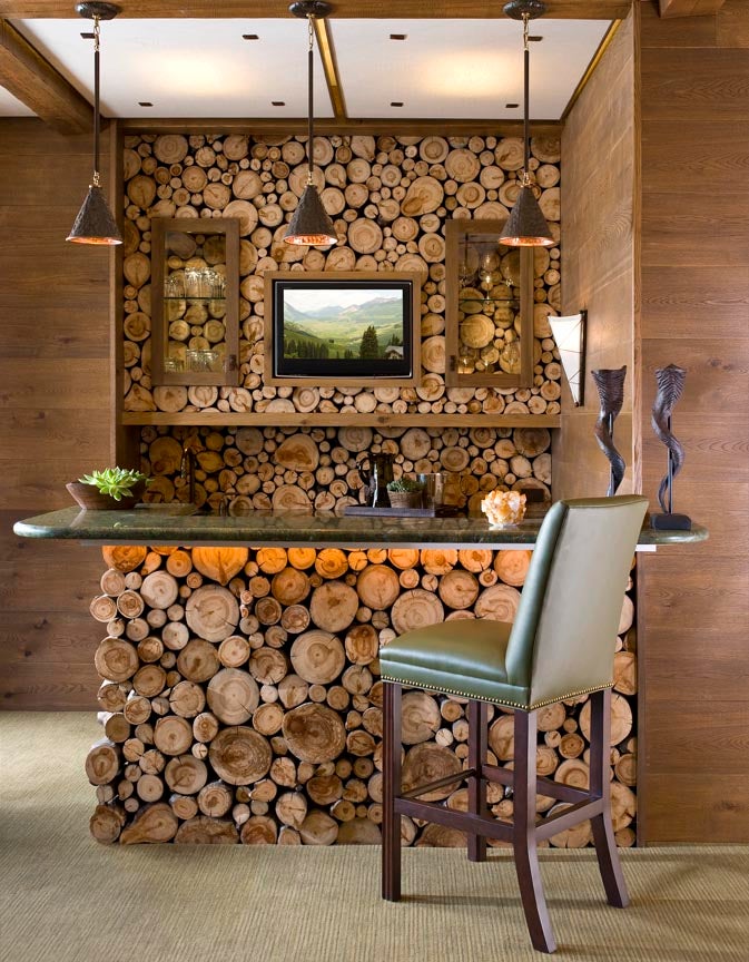 Rustic Bar and Game Room