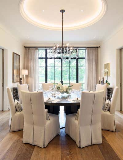  Traditional Family Home Dining Room. Brady-Bündchen II Residence by Landry Design Group.