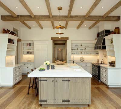 Farmhouse Family Home Kitchen. Brady-Bündchen II Residence by Landry Design Group.