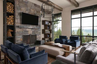  Rustic Vacation Home Living Room. Mod Mountain by Deborah Walker + Associates.