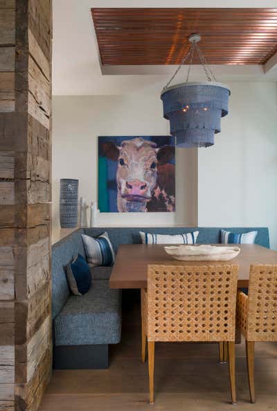  Rustic Vacation Home Dining Room. Mod Mountain by Deborah Walker + Associates.