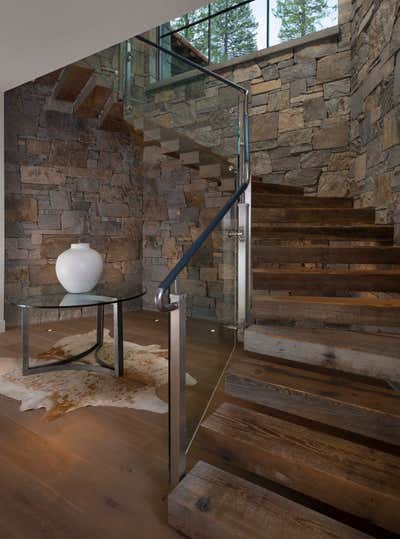  Rustic Vacation Home Entry and Hall. Mod Mountain by Deborah Walker + Associates.