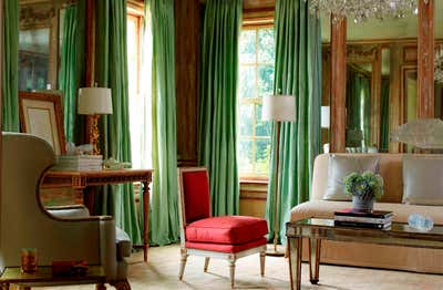  Transitional Family Home Living Room. Refined French by Deborah Walker + Associates.