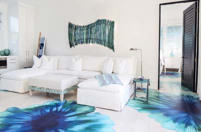  Beach Style Beach House Living Room. The Nest by Deborah Walker + Associates.