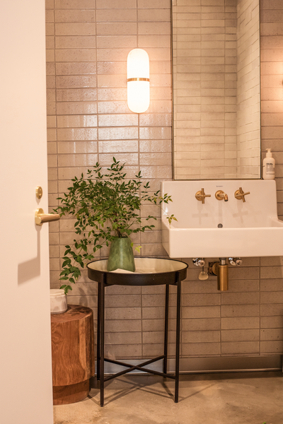 Organic Modern Office Bathroom. SWOON, the studio by Swoon, The Studio.