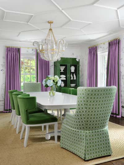  Traditional Family Home Dining Room. Westbury Hill by Amy Studebaker Design.