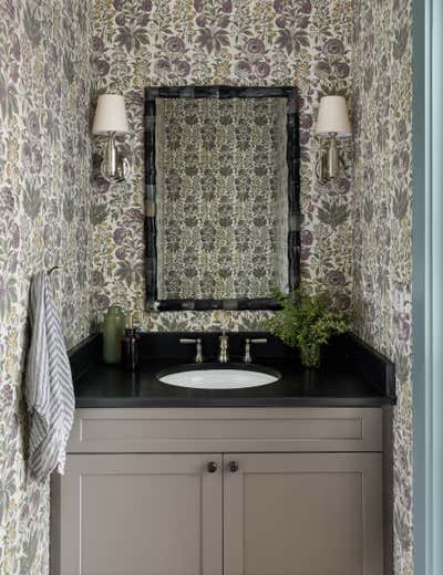  English Country Bathroom. Seattle Home by Heidi Caillier Design.
