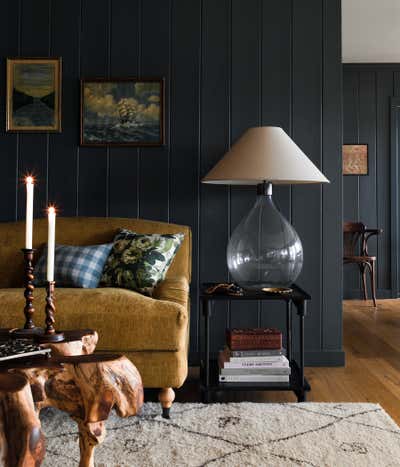  English Country Living Room. The Cabin + The Snug by Heidi Caillier Design.