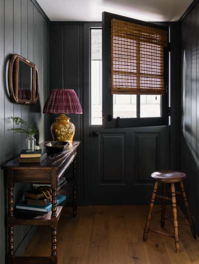  English Country Vacation Home Entry and Hall. The Cabin + The Snug by Heidi Caillier Design.