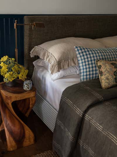  English Country Vacation Home Bedroom. The Cabin + The Snug by Heidi Caillier Design.