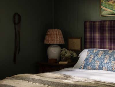  English Country Vacation Home Bedroom. The Cabin + The Snug by Heidi Caillier Design.