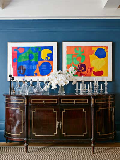  Eclectic Apartment Dining Room. Madison Avenue by Starrett Hoyt LLC.