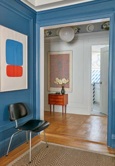  Eclectic Apartment Entry and Hall. Madison Avenue by Starrett Hoyt LLC.