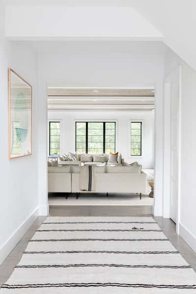 Beach Style Beach House Entry and Hall. Hamptons Family Getaway by Chango & Co..