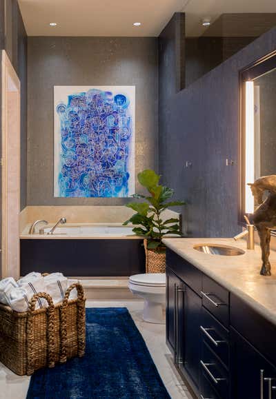  Contemporary Apartment Bathroom. PENTHOUSE APARTMENT by Goddard Design Group.