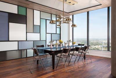  Contemporary Family Home Dining Room. W Penthouse by Cravotta Interiors.