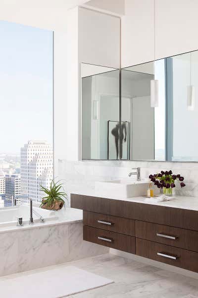  Eclectic Family Home Bathroom. W Penthouse by Cravotta Interiors.