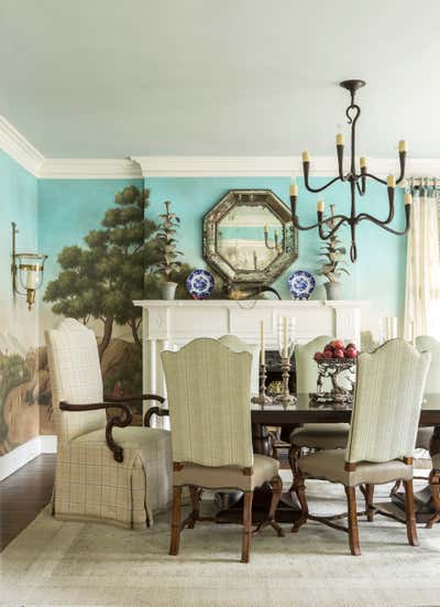  Traditional Family Home Dining Room. FREE FERRY by Goddard Design Group.
