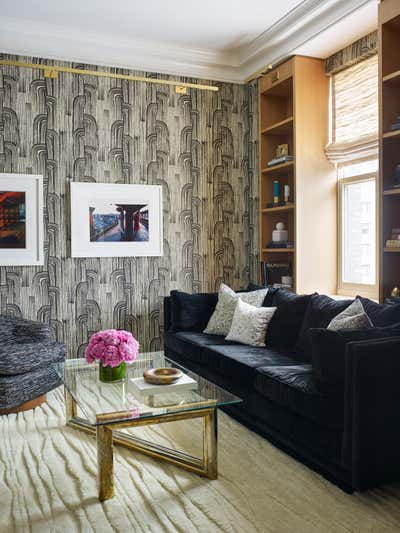  Contemporary Apartment Office and Study. Park Avenue by Melanie Morris Interiors.
