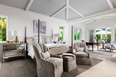  Transitional Family Home Bedroom. Blue Skies in Key Largo by Gil Walsh Interiors.