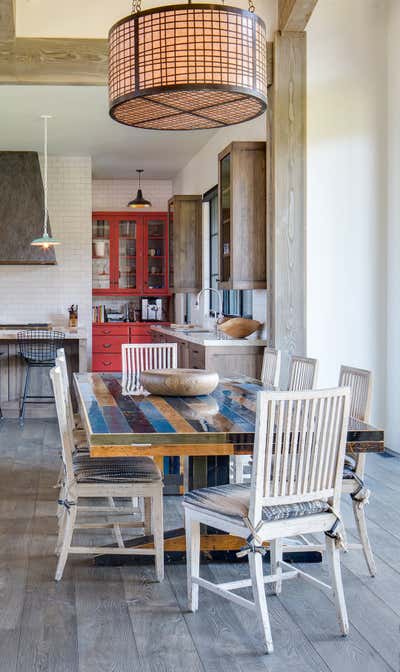  Rustic Vacation Home Dining Room. Victory Ranch Vacation Home by JAGR Projects LLC.