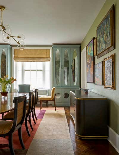  Transitional Apartment Dining Room. Rittenhouse Residence by JAGR Projects LLC.