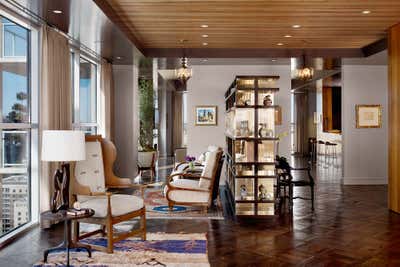  Eclectic Family Home Entry and Hall. Four Seasons Penthouse by Cravotta Interiors.