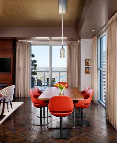  Modern Family Home Dining Room. Four Seasons Penthouse by Cravotta Interiors.