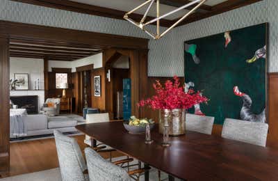  Eclectic Family Home Dining Room. Denny Blaine by Hoedemaker Pfeiffer.