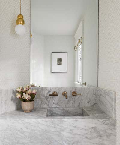  Eclectic Family Home Bathroom. Denny Blaine by Hoedemaker Pfeiffer.