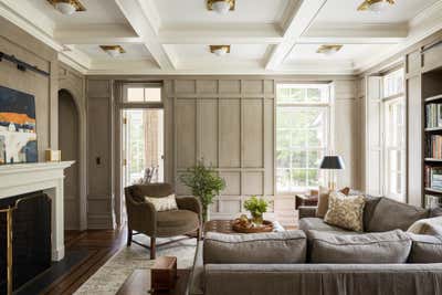  Traditional Family Home Living Room. New Construction by Rosen Kelly Conway Architecture & Design.