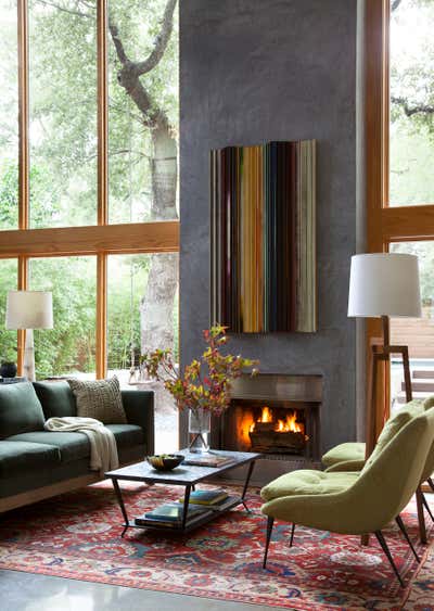  Eclectic Living Room. Zilker Contemporary by Cravotta Interiors.