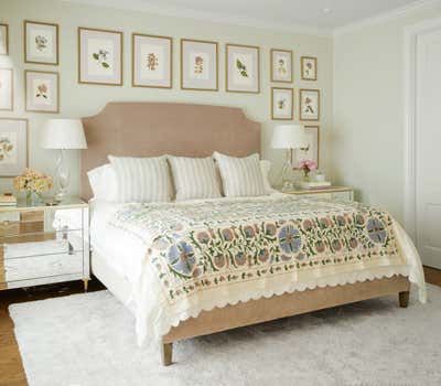  Transitional Family Home Bedroom. Colonial Cottage by Tori Rubinson Interiors.