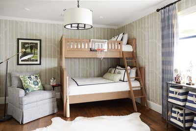  Transitional Family Home Children's Room. Colonial Cottage by Tori Rubinson Interiors.