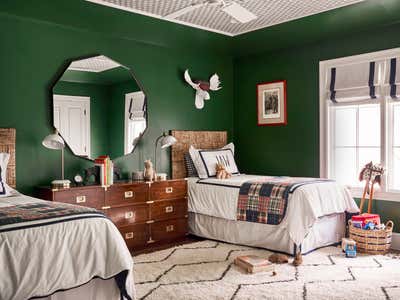  Transitional Family Home Children's Room. Traditional Ranch by Tori Rubinson Interiors.