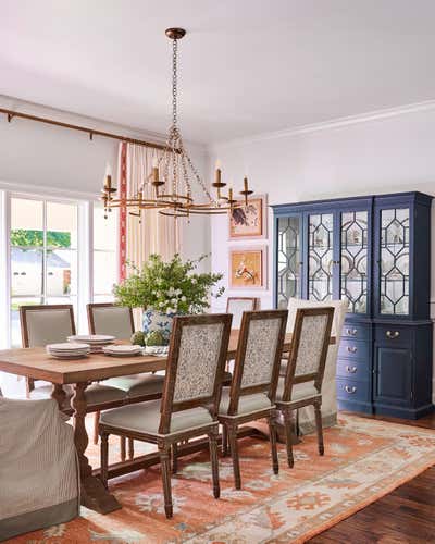  Traditional Family Home Dining Room. Traditional Ranch by Tori Rubinson Interiors.