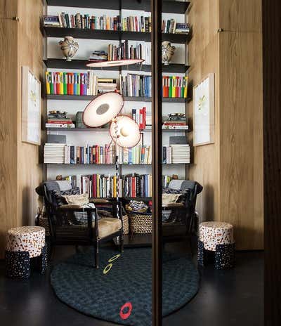 Eclectic Apartment Office and Study. Greenwich Village by RP Miller Design.