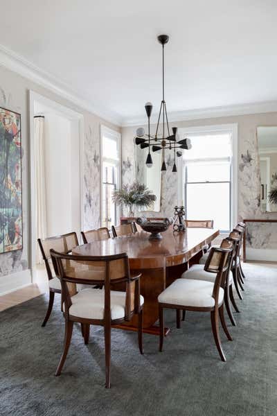  Victorian Family Home Dining Room. Austin Victorian by Chango & Co..