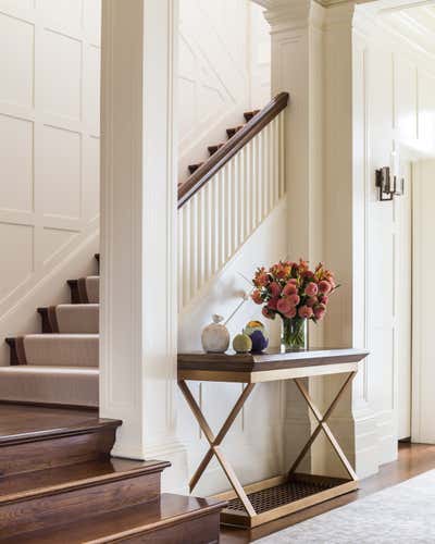  Transitional Family Home Entry and Hall. Georgian Revisted by Maria Tenaglia Design.