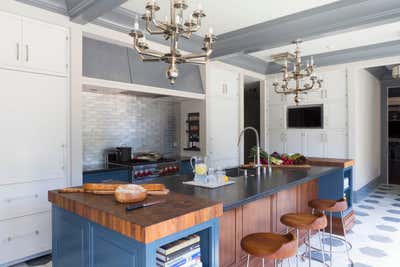  Transitional Family Home Kitchen. East Bay Home by Maria Tenaglia Design.