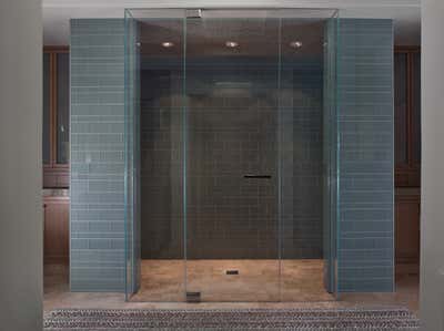 Contemporary Country House Bathroom. Carmel Home by Maria Tenaglia Design.