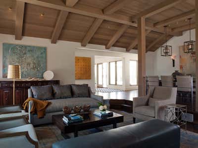  Contemporary Country House Living Room. Carmel Home by Maria Tenaglia Design.