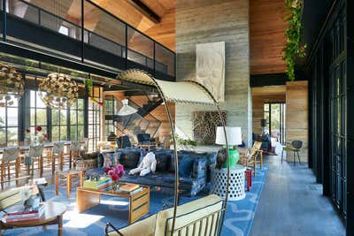  Eclectic Country House Open Plan. North Fork by RP Miller Design.