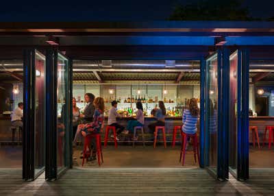  Contemporary Restaurant Bar and Game Room. Dyckman Landing by Andrew Franz Architect PLLC.