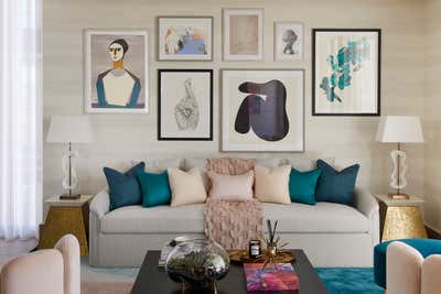  Mid-Century Modern Apartment Living Room. Marylebone Apartment by Elicyon.