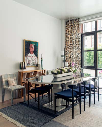  Eclectic Apartment Dining Room. East Village by Louisa G Roeder, LLC.